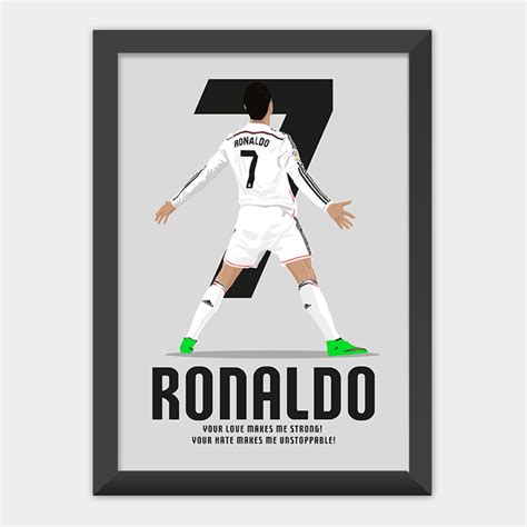 Cristiano Ronaldo Real Madrid Poster Print Art - Etsy
