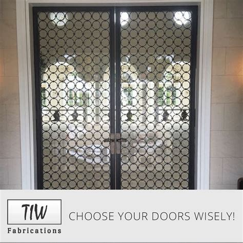 Choose your doors wisely! #TIW #protection #door #metaldoor #metalgate #gate #gatedesign # ...