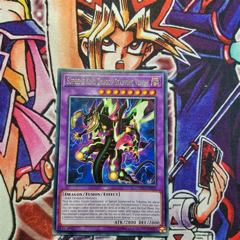 Thẻ bài Yugioh chính hãng | Supreme King Dragon Starving Venom | COTD rare. | Shopee Việt Nam