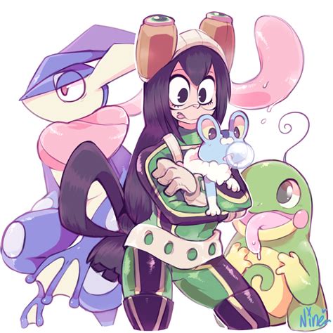 Boku no Hero Academia x Pokemon || Tsuyu Asui | My hero academia tsuyu, Pokemon crossover, Hero