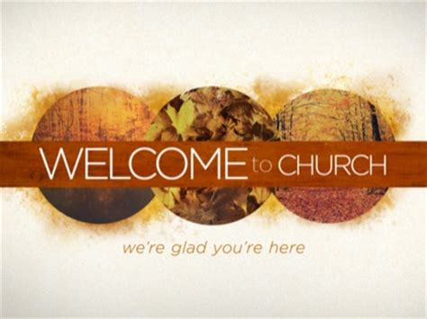 Church Welcome Backgrounds