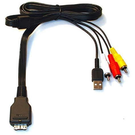 USB AV Cable for Sony VMC-MD2 Cyber-shot DSC-HX1 RCA DSC-H20 DSC-W290 ...