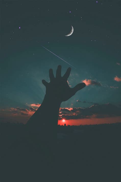 Tomorrow | Night sky wallpaper, Moon and stars wallpaper, Sky aesthetic