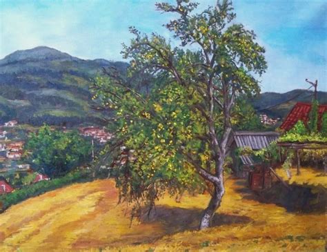 Galician landscape Galicia painting art | Landscape, Art painting, Painting