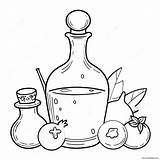 Potion Coloring Page 23632 18671 sketch template