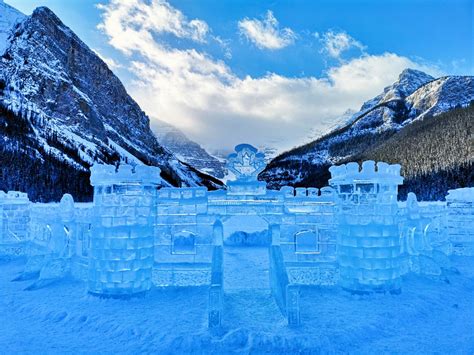 Ice Castle Lake Louise Lake Louise Winter, Trans Canada Highway, Icefields Parkway, Area Of ...