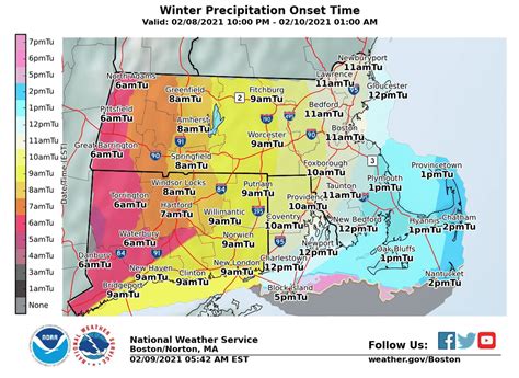 Ahead of fast-moving winter storm, these maps show when snow will start ...