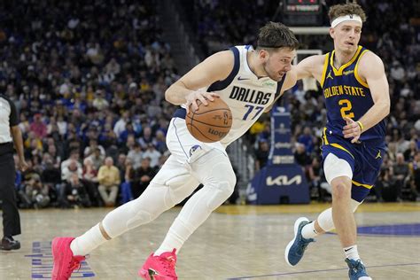 Luka Doncic found answers against the Warriors’ coverages — both sound and poorly executed ...