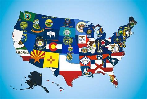 All 50 State Flags, Ranked | Us states flags, State flags, Flag