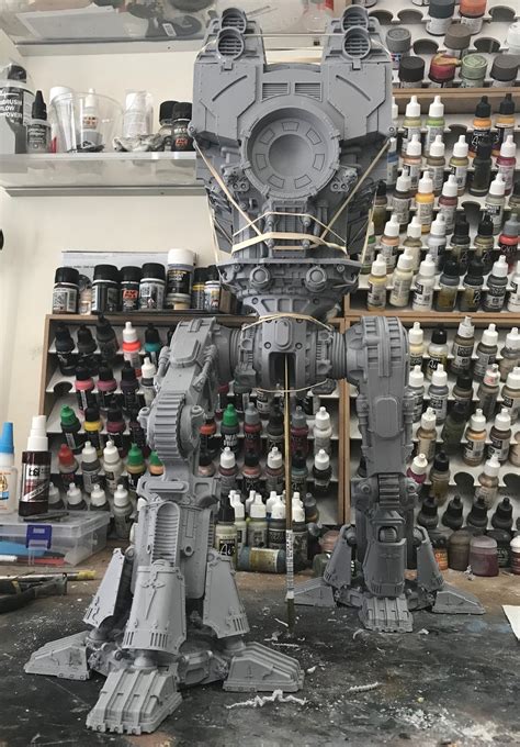 40k Hobby Blog: Warlord Titan She Walks WIP 5