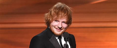 Ed Sheeran Grammys Acceptance Speech 2016 | POPSUGAR Entertainment