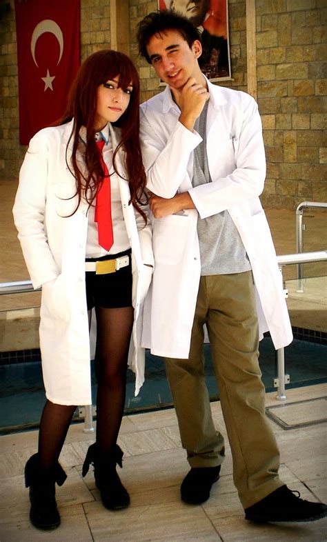 Makise Kurisu and Okabe Rintarou Cosplay by DEATHNOTE---L on DeviantArt