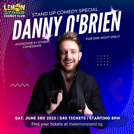 Danny O'Brien | 3rd June 2023 The Lemon Stand | Comedy Show