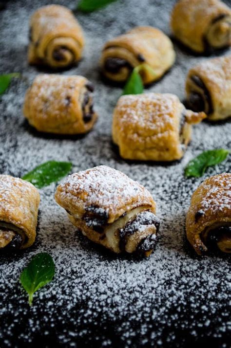 Chocolate Puff Pastry Rolls - Give Recipe