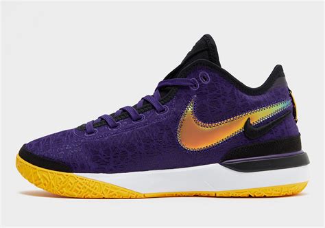 Nike LeBron NXXT Gen Lakers Purple University Gold | SneakerNews.com