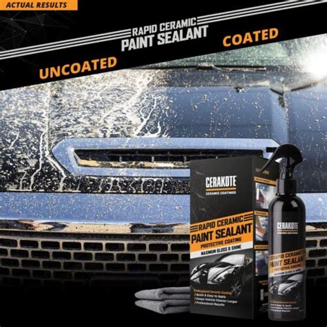 CERAKOTE® Rapid Ceramic Paint Sealant Kit (8oz Bottle) 850014615185 | eBay