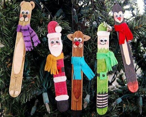 cool for puppets | Diy christmas ornaments, Christmas ornaments, Popsicle stick christmas crafts