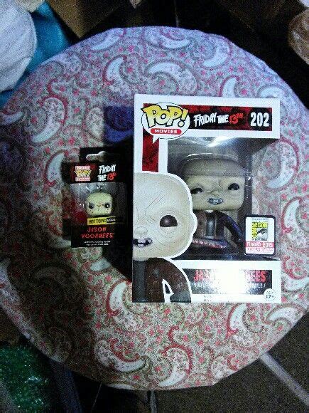 Jason Voorhees (Unmasked) Funko Pop! and Jason Voorhees Hot Topic ...