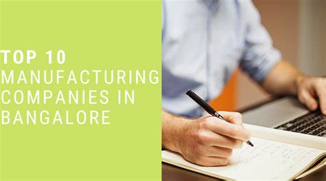 Top 10 manufacturing companies in Bangalore - Startup Urban