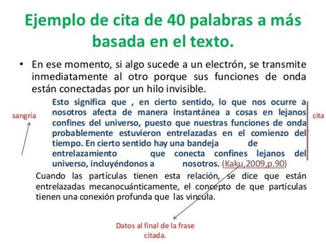 Citas Mas De 40 Palabras Basadas En El Texto - Marcus Reid