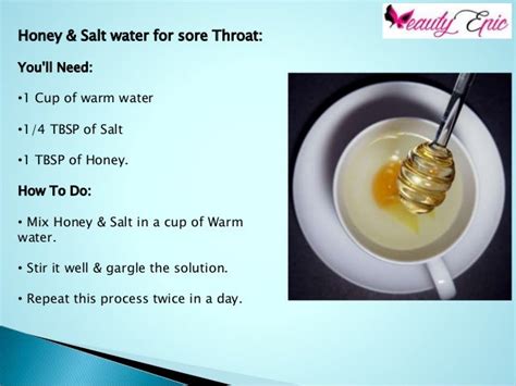 How To Gargle Salt Water For Sore Throat