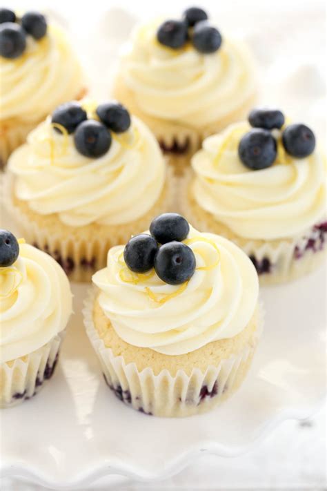 Lemon Blueberry Cupcakes (+ Lemon Frosting) - Live Well Bake Often