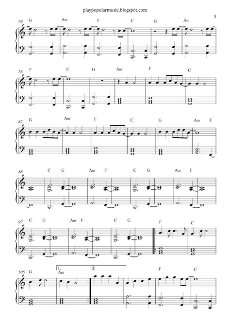 The Greatest Sia Piano Chords | Lyric Music Piano