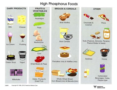 high phosphorus foods - Google Search | Dialysis diet, Food for kidney ...