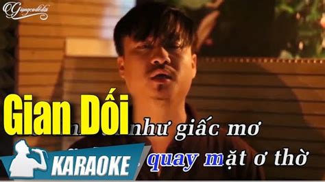 Gian Dối - Quang Lập - Karaoke