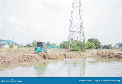 Backhoe stock photo. Image of building, pole, digger - 109491168