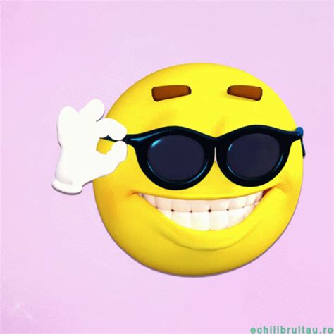 Gagas sunglasses animado | Smiley, Animated emoticons, Funny emoji faces