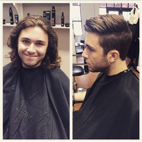 Before and after men's haircut by Gabby N. at Avante on Main Street Salon, Exton PA | Haircuts ...