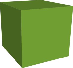 Green Cube Clip Art at Clker.com - vector clip art online, royalty free & public domain