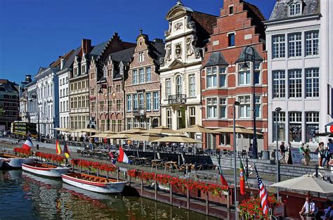 Ghent Canal Scene Photograph by Sally Weigand - Fine Art America