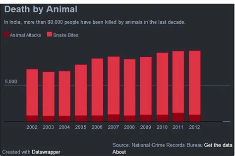 Chart: Death by Animal Happens Every Hour - India Real Time - WSJ