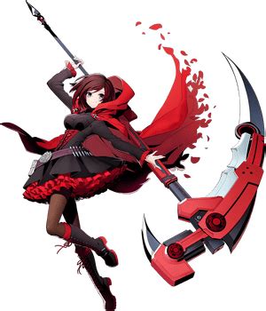 RWBY Ruby Rose Slashing Crescent Rose transparent PNG - StickPNG