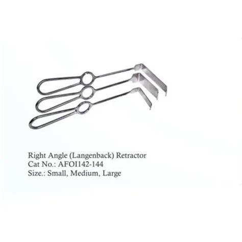 Austeofix Stainless Steel Right Angle Retractor, Size: Small at Rs 600/piece in Ahmedabad