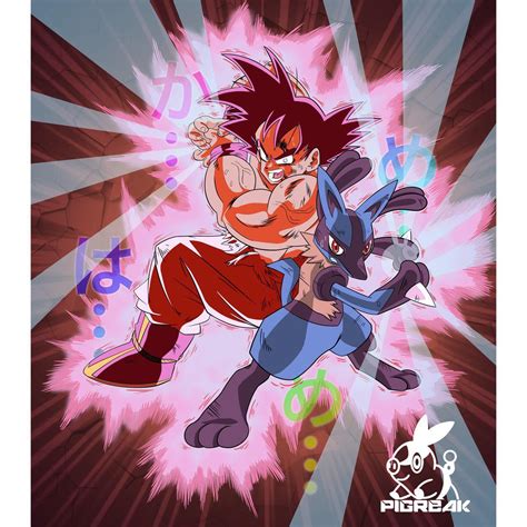 TagTeam Goku & Lucario by Pigreak | Anime dragon ball, Anime, Anime crossover