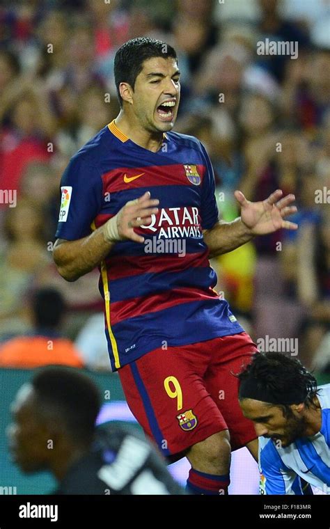 Barcelona, Spain. 29th Aug, 2015. FC Barcelona forward LUIS SUAREZ ...