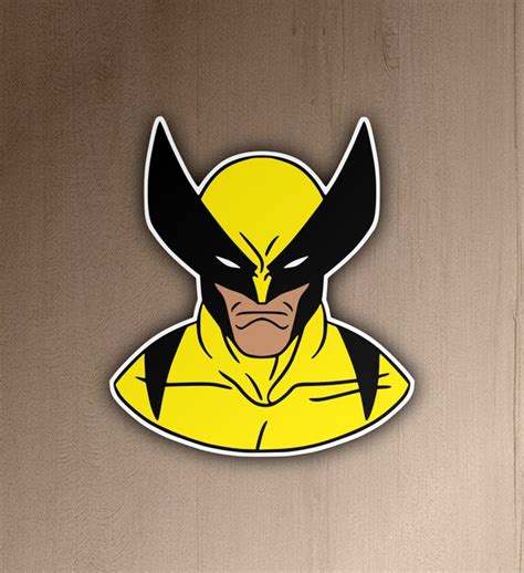 Wolverine Sticker X Men Logan Decal James Howlett Vinyl - Etsy