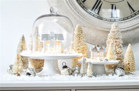 SNOWY WHITE CHRISTMAS VILLAGE DISPLAY - StoneGable