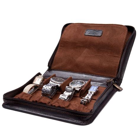 luxury leather watch case for men. 'the atella' by maxwell scott bags ...