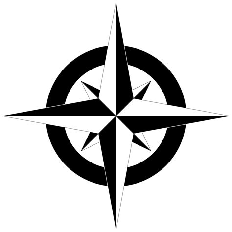 Simple Compass Rose - ClipArt Best