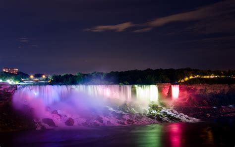 Niagara Falls at Night Wallpaper - WallpaperSafari