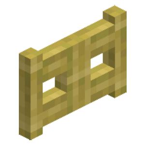 Bamboo Fence Gate | How to craft bamboo fence gate in Minecraft | Minecraft Wiki