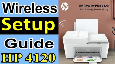 How to Connect HP Deskjet Plus 4120 Printer to Wi-Fi Router using HP Smart App - YouTube