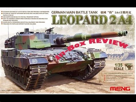 MENG Models 1/35 Leopard 2A4 review - YouTube