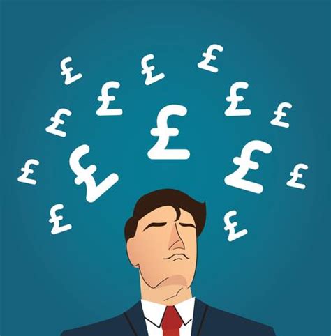 Businessman with Pound icon vector illustration 538086 Vector Art at Vecteezy