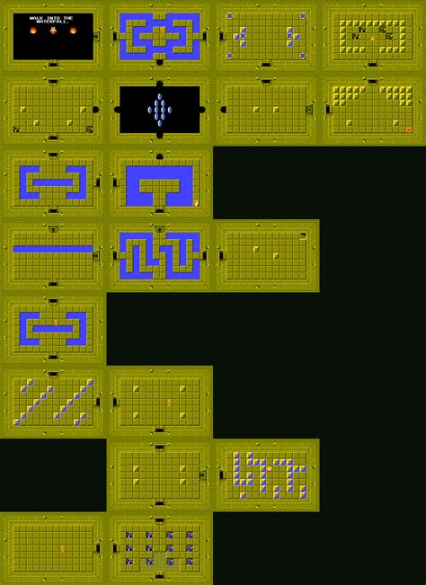 The Legend of Zelda - Dungeon Maps