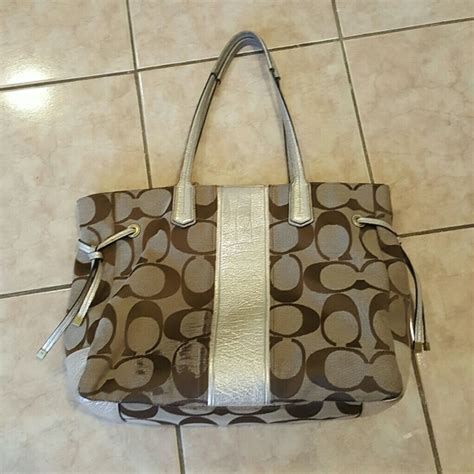 Coach | Bags | Coach Logo Handbag | Poshmark